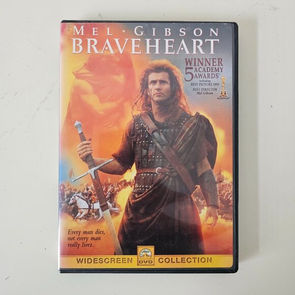 Braveheart DVD 1995 Widescreen - Mel Gibson, Sophie Marceau - Picture 1 of 3